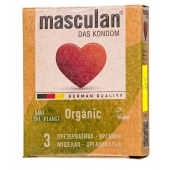 Экологически чистые презервативы Masculan Organic - 3 шт. - Masculan - купить с доставкой в Энгельсе