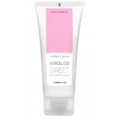 Смазка на водной основе Mixgliss Sweet с ароматом бабл-гам - 70 мл. - Mixgliss - купить с доставкой в Энгельсе