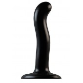Черный фаллоимитатор-насадка Strap-On-Me P G spot Dildo size S - 16,4 см. - Strap-on-me - купить с доставкой в Энгельсе
