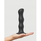 Черная насадка Strap-On-Me Dildo Geisha Balls size XL - Strap-on-me - купить с доставкой в Энгельсе