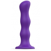 Фиолетовая насадка Strap-On-Me Dildo Geisha Balls size XL - Strap-on-me - купить с доставкой в Энгельсе