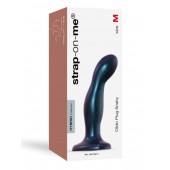 Темно-синяя насадка Strap-On-Me Dildo Plug Snaky size M - Strap-on-me - купить с доставкой в Энгельсе