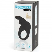Черное эрекционное виброкольцо Happy Rabbit Rechargeable Rabbit Cock Ring - Happy Rabbit - в Энгельсе купить с доставкой