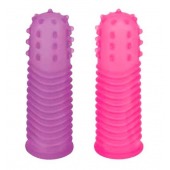 Набор из 2 насадок на пальцы Lust Finger Sleeves - Seven Creations
