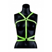 Портупея Body Harness с неоновым эффектом - размер L-XL - Shots Media BV - купить с доставкой в Энгельсе