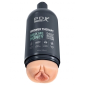 Телесный мастурбатор-вагина Shower Therapy Milk Me Honey - Pipedream - в Энгельсе купить с доставкой