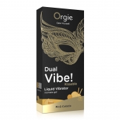 Съедобный гель Dual Vibe Pina Colada с эффектом вибрации и вкусом коктейля пина колада - 15 мл. - ORGIE - купить с доставкой в Энгельсе