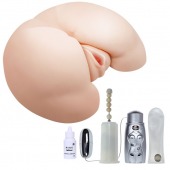 Вибрирующий мастурбатор-попка с ротацией и пультом управления - Baile - в Энгельсе купить с доставкой