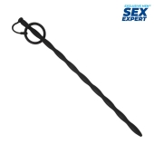 Черный стимулятор уретры Sex Expert - Sex Expert - купить с доставкой в Энгельсе
