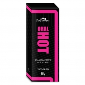 Гель для оральных ласк Oral Hot с согревающим эффектом - 15 гр. - HotFlowers - купить с доставкой в Энгельсе