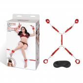 Красная фиксация на матрас Classic Bedspreader - Lux Fetish - купить с доставкой в Энгельсе