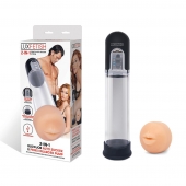 Автоматическая вакуумная помпа-мастурбатор Blowjob Auto Sucker Penis Enlarger Pump - Lux Fetish - в Энгельсе купить с доставкой