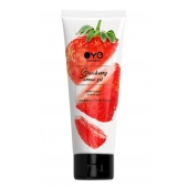 Лубрикант на водной основе OYO Aroma Gel Strawberry с ароматом клубники - 75 мл. - OYO - купить с доставкой в Энгельсе
