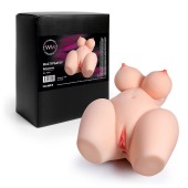 Телесный мастурбатор в форме пышного женского полуторса - Erowoman-Eroman - в Энгельсе купить с доставкой