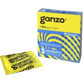 Классические презервативы с обильной смазкой Ganzo Classic - 3 шт. - Ganzo - купить с доставкой в Энгельсе