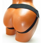 Трусики для страпона коричневого цвета - БДСМ Арсенал - купить с доставкой в Энгельсе