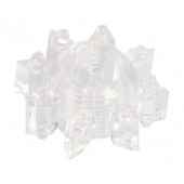 Прозрачное гелевое эрекционное кольцо-звезда - Toyfa Basic - в Энгельсе купить с доставкой