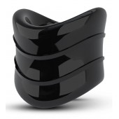 Черное эрекционное кольцо на мошонку Beef Ball Stretcher Snug X Long - Blush Novelties - в Энгельсе купить с доставкой