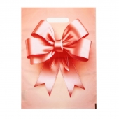 Пакет с принтом в виде банта с вырубной ручкой (30х40 см) - Сима-Ленд - купить с доставкой в Энгельсе