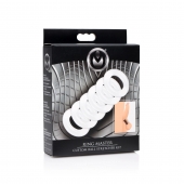 Комплект из 6 прозрачных эрекционных колец Ring Master Custom Ball Stretcher Kit - XR Brands - в Энгельсе купить с доставкой