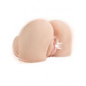 Телесный мастурбатор-полуторс с вибрацией и эффектом всасывания Back That Ass Up - Pipedream - в Энгельсе купить с доставкой