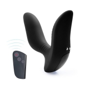 Черный вибромассажер простаты 3,5’’ Remote Control Curve P-spot Massager - 12 см. - Erokay - в Энгельсе купить с доставкой