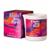 Массажная свеча Light My Fire Coconut с ароматом кокоса - 65 гр. - Love to Love - купить с доставкой в Энгельсе