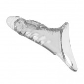 Прозрачная насадка на пенис - 22 см. - Baile - в Энгельсе купить с доставкой