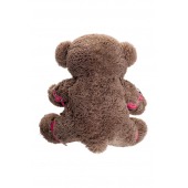 Бондажный набор: бурый мишка с розовыми оковами и наручниками - Pecado - купить с доставкой в Энгельсе