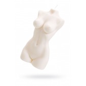 Белая интерьерная свеча в форме женского торса - 850 гр. - Pecado - купить с доставкой в Энгельсе