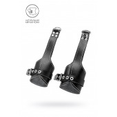 Черные подвесы с белой строчкой - Pecado - купить с доставкой в Энгельсе