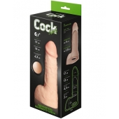 Телесный фаллоудлинитель с мошонкой Cock Next - 17 см. - LOVETOY (А-Полимер) - в Энгельсе купить с доставкой