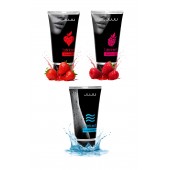 Набор из 3 лубрикантов JUJU (увлажняющий, клубника, малина) - JuJu - купить с доставкой в Энгельсе