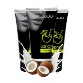 Набор из 3 съедобных лубрикантов JUJU со вкусом кокоса - JuJu - купить с доставкой в Энгельсе