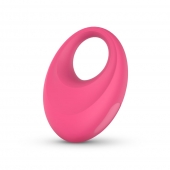 Розовое интерактивное эрекционное виброкольцо Leo - Easy toys - в Энгельсе купить с доставкой