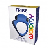 Синее эрекционное кольцо Wooomy Tribeс с вибрацией - Adrien Lastic - в Энгельсе купить с доставкой