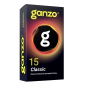 Классические презервативы с обильной смазкой Ganzo Classic - 15 шт. - Ganzo - купить с доставкой в Энгельсе