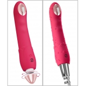 Малиновая насадка на душ с вибрацией Showers to orgasm - 20,1 см. - Orion - купить с доставкой в Энгельсе