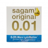 Увлажнённый презерватив Sagami Original 0.01 Extra Lub - 1 шт. - Sagami - купить с доставкой в Энгельсе