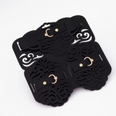 Фигурный набор для БДСМ-игр с узорами и золотистой фурнитурой - Crazy Handmade - купить с доставкой в Энгельсе