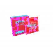 Презервативы с разогревающим эффектом Expert Hot Love - 3 шт. - Expert - купить с доставкой в Энгельсе