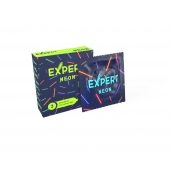 Светящиеся в темноте презервативы Expert Neon - 3 шт. - Expert - купить с доставкой в Энгельсе