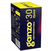 Ароматизированные презервативы Ganzo Juice - 30 шт. - Ganzo - купить с доставкой в Энгельсе