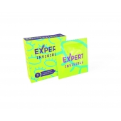 Ультратонкие презервативы Expert Invisible - 3 шт. - Expert - купить с доставкой в Энгельсе