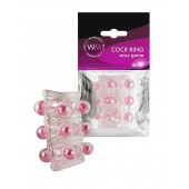 Прозрачная сквозная насадка на пенис с цветными шариками - Erowoman-Eroman - в Энгельсе купить с доставкой