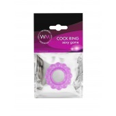 Лиловое эрекционное кольцо с 2 рядами стимулирующих шариков - Erowoman-Eroman - в Энгельсе купить с доставкой