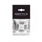Эластичное эрекционное кольцо с черными «ресничками» - Sextaz - в Энгельсе купить с доставкой