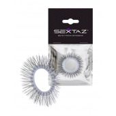 Круглое эрекционное кольцо с «ресничками» - Sextaz - в Энгельсе купить с доставкой