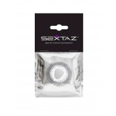 Эластичное эрекционное кольцо с длинными черными «ресничками» - Sextaz - в Энгельсе купить с доставкой