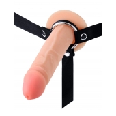 Мужской полый страпон на регулируемых ремнях - 18,5 см. - Sex Expert - купить с доставкой в Энгельсе